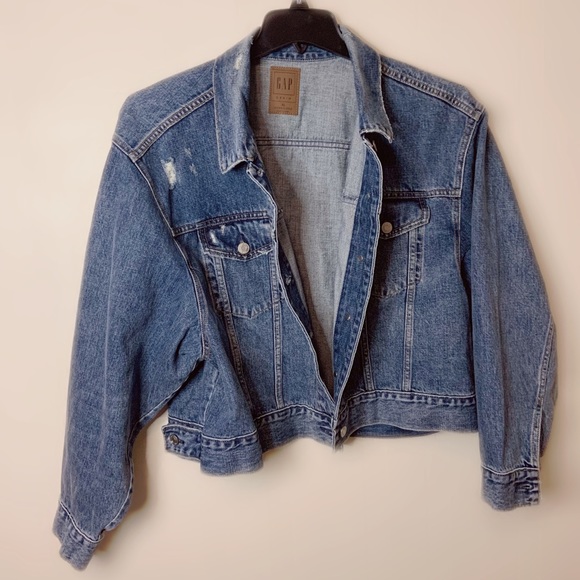Oversized Vintage Denim Jacket XL - Picture 5 of 9